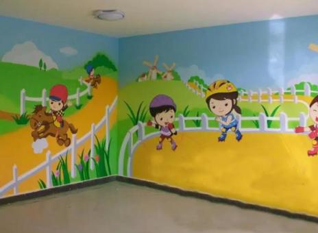 太白幼儿园墙体彩绘制作流程及注意事项