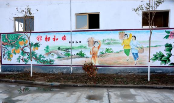 太白乡镇文化墙 乡风文明焕发新活力